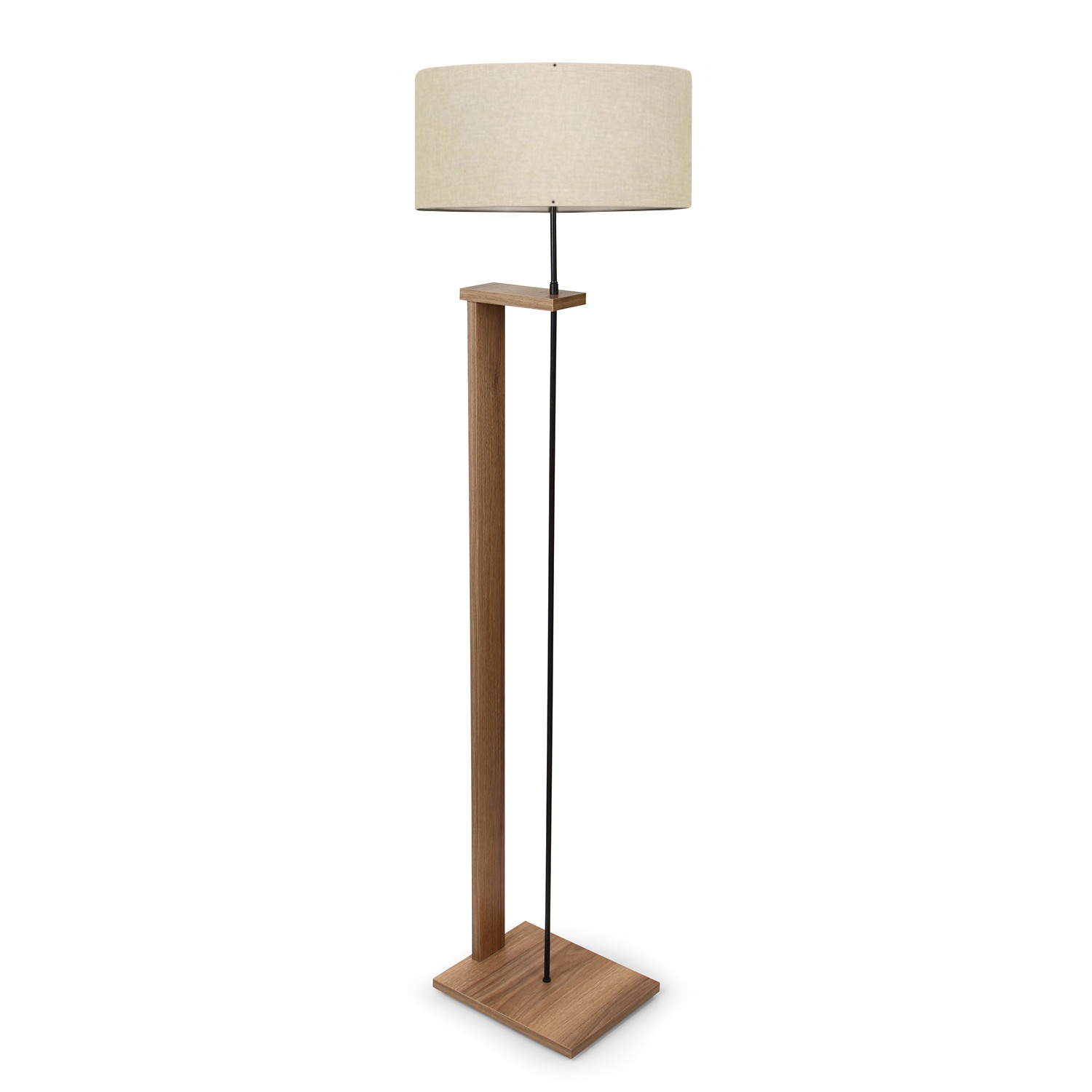 LUMI Digne gulvlampe - beige PVC og MDF