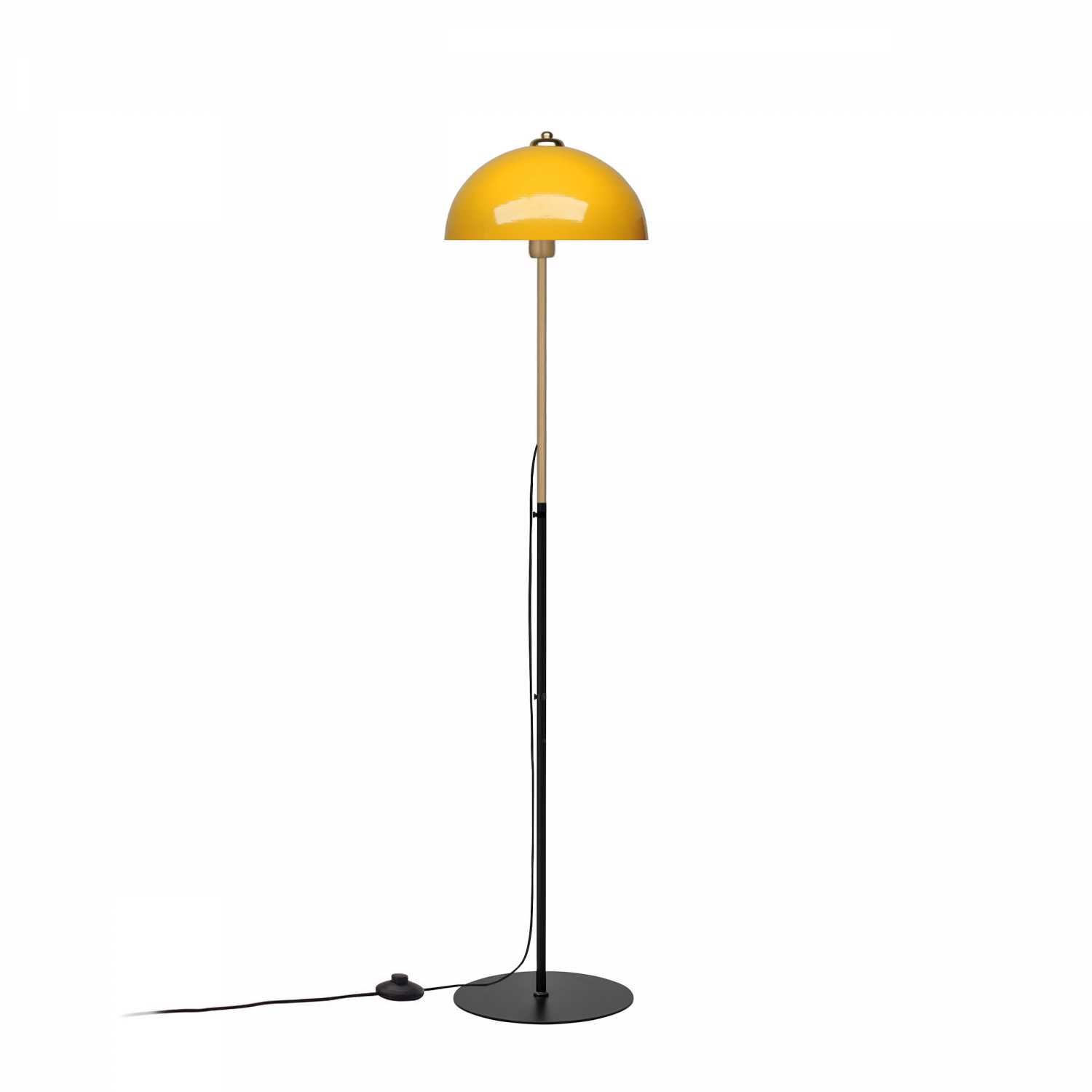LUMI 241835 gulvlampe - gul metal