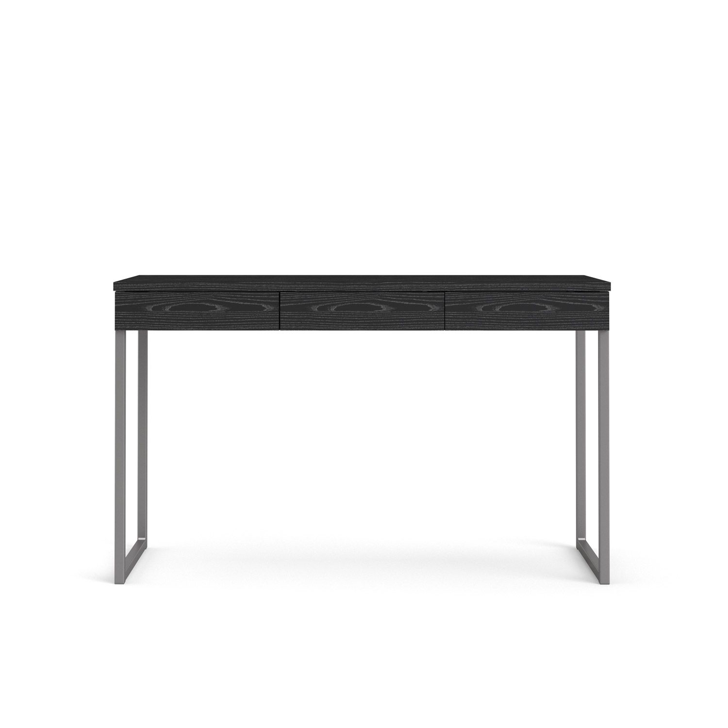 TVILUM Function Plus skrivebord - sort ask, m. 3 skuffer