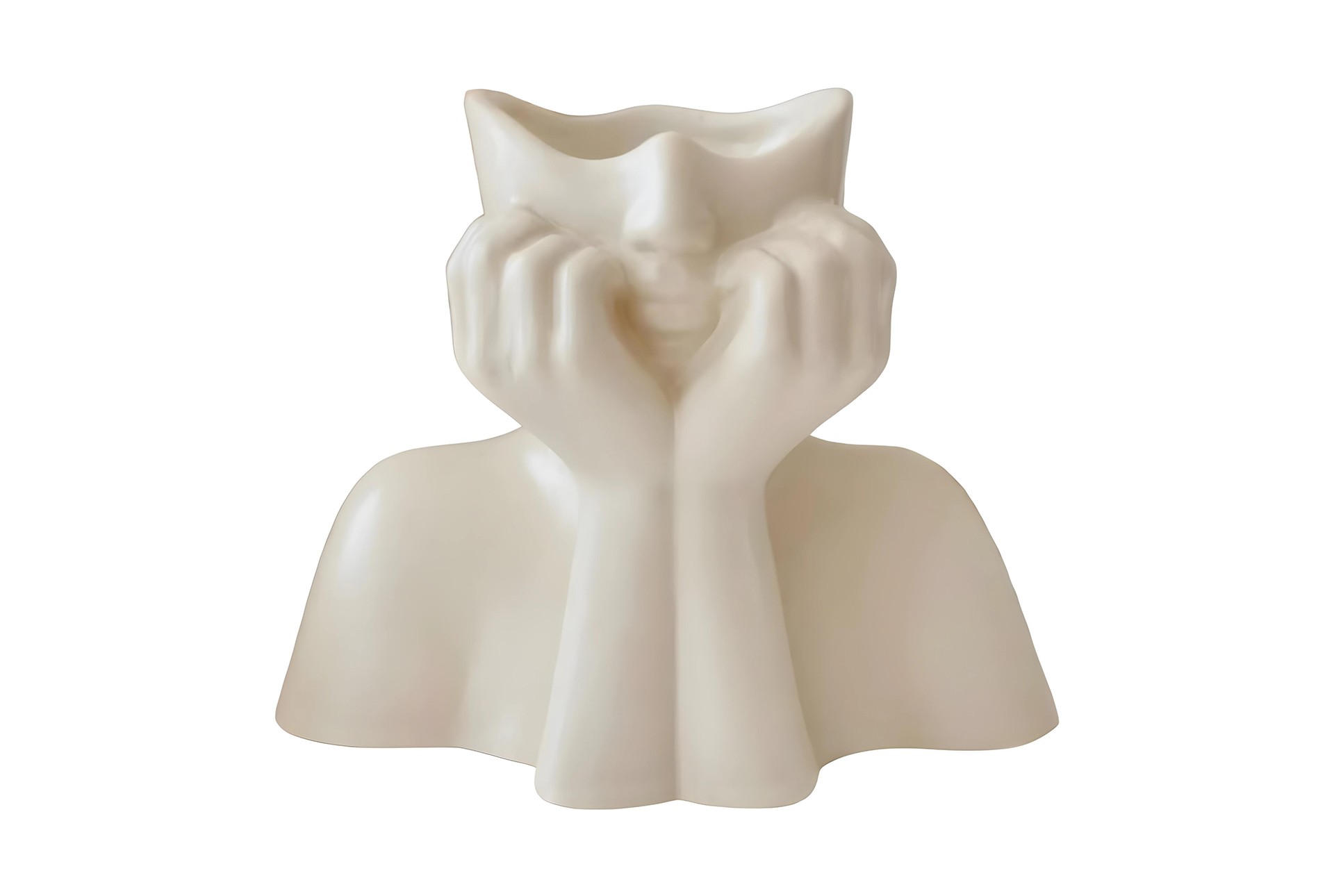 NORDVÄRK Iskandinav Layd vase - creme keramik