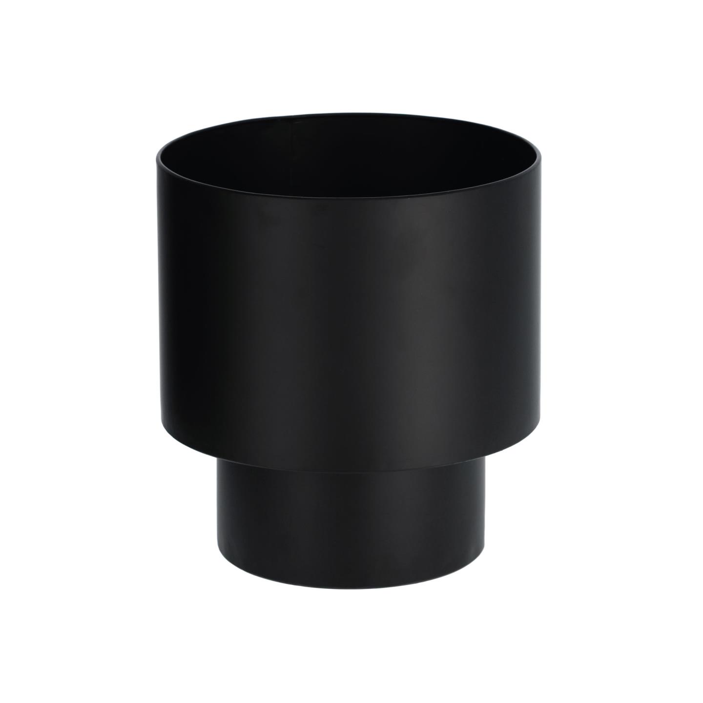 KAVE HOME Mash urtepotteskjuler - sort stål (Ø28)