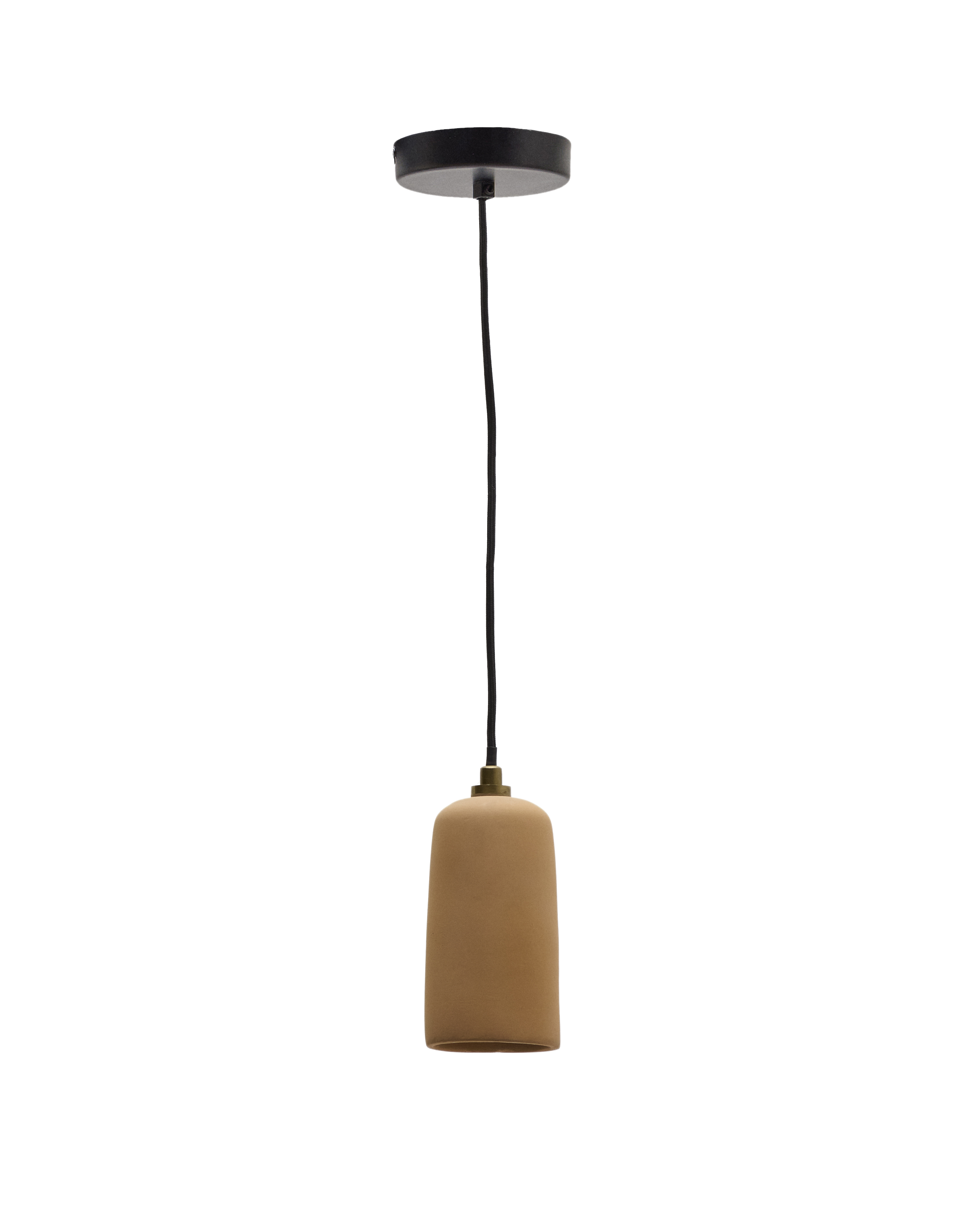 KAVE HOME Madsen loftlampe, rund - terracotta (Ø8)