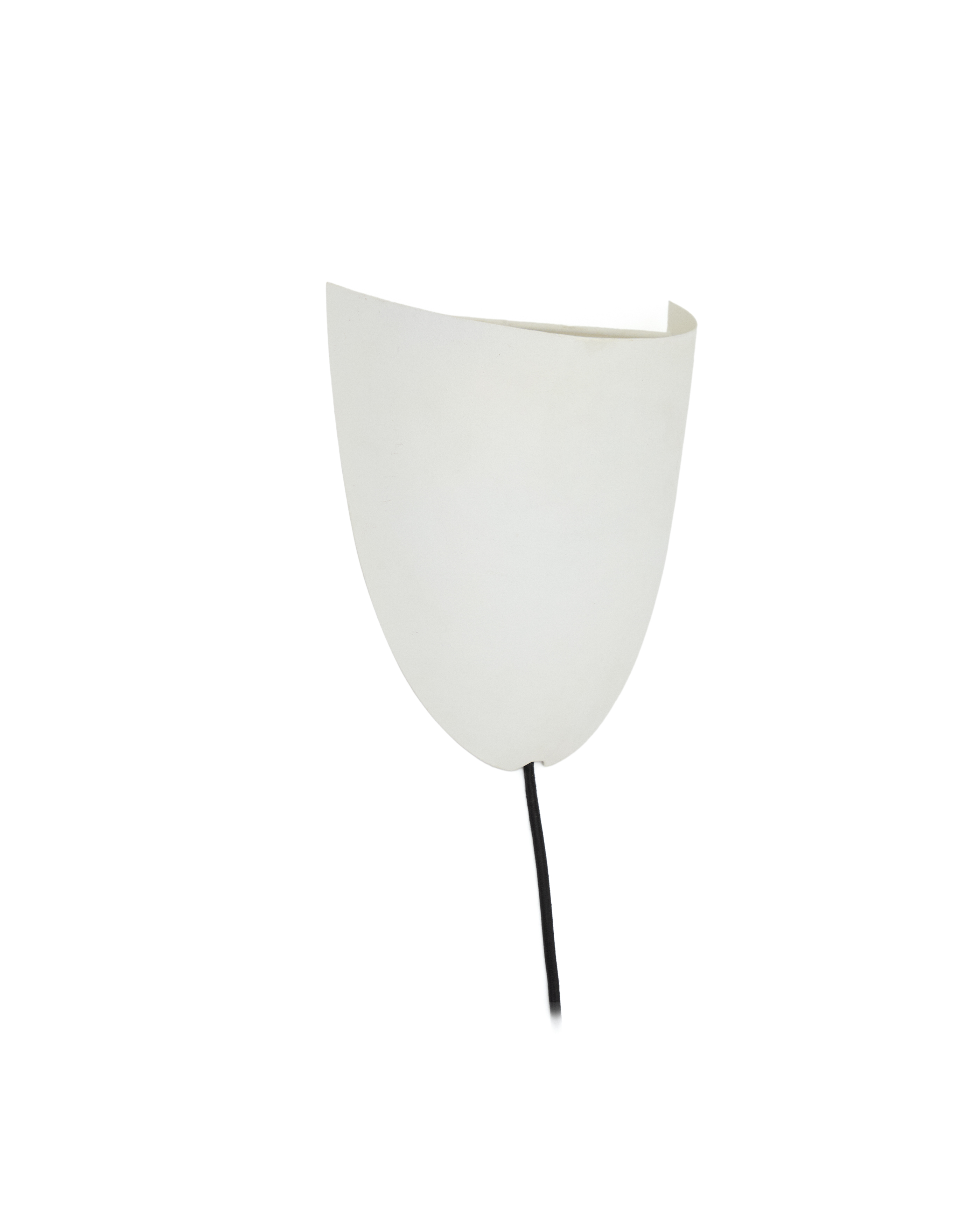 KAVE HOME Nibla væglampe - hvid ler-effekt metal