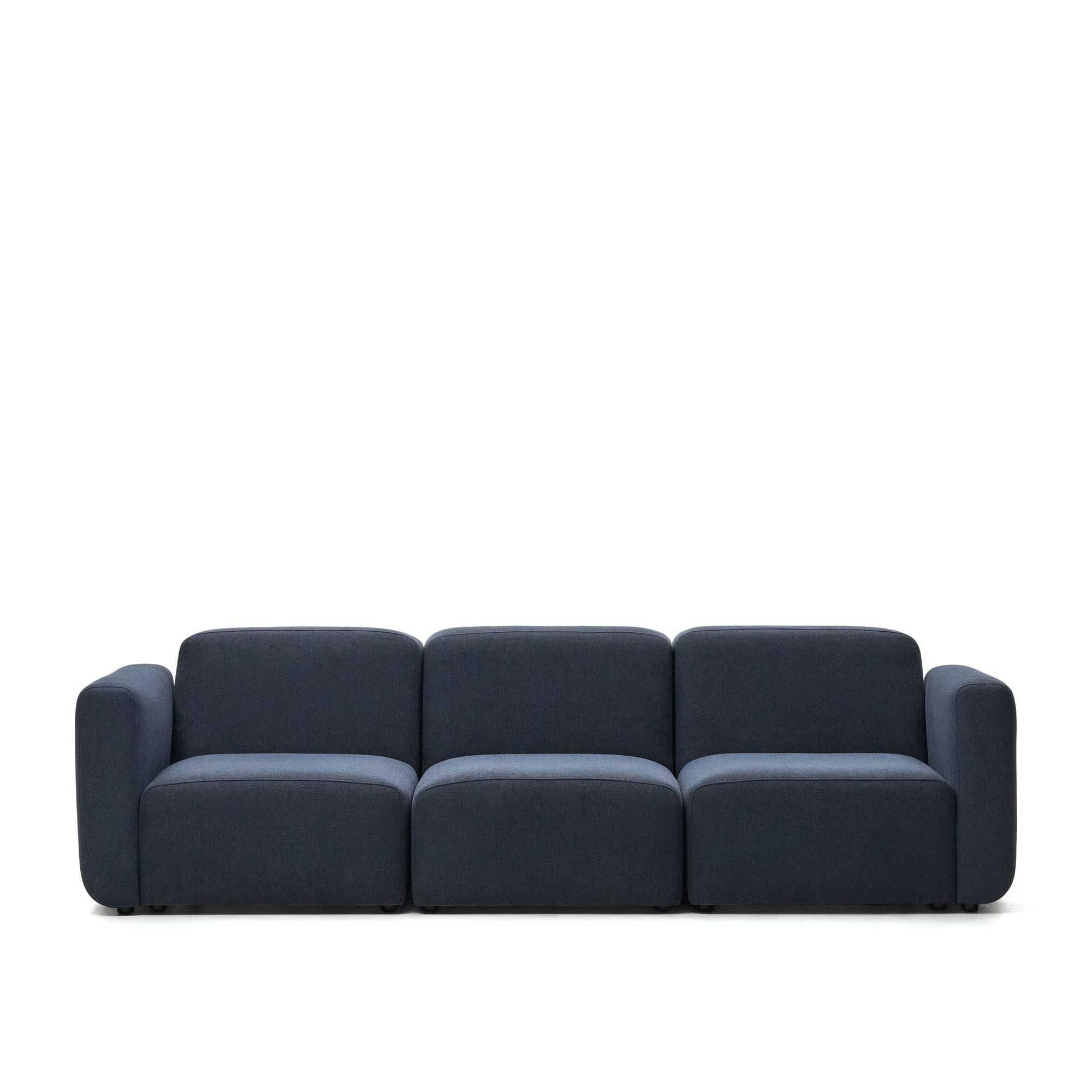 KAVE HOME Neom 3 pers. modulsofa - blå stof (263cm)