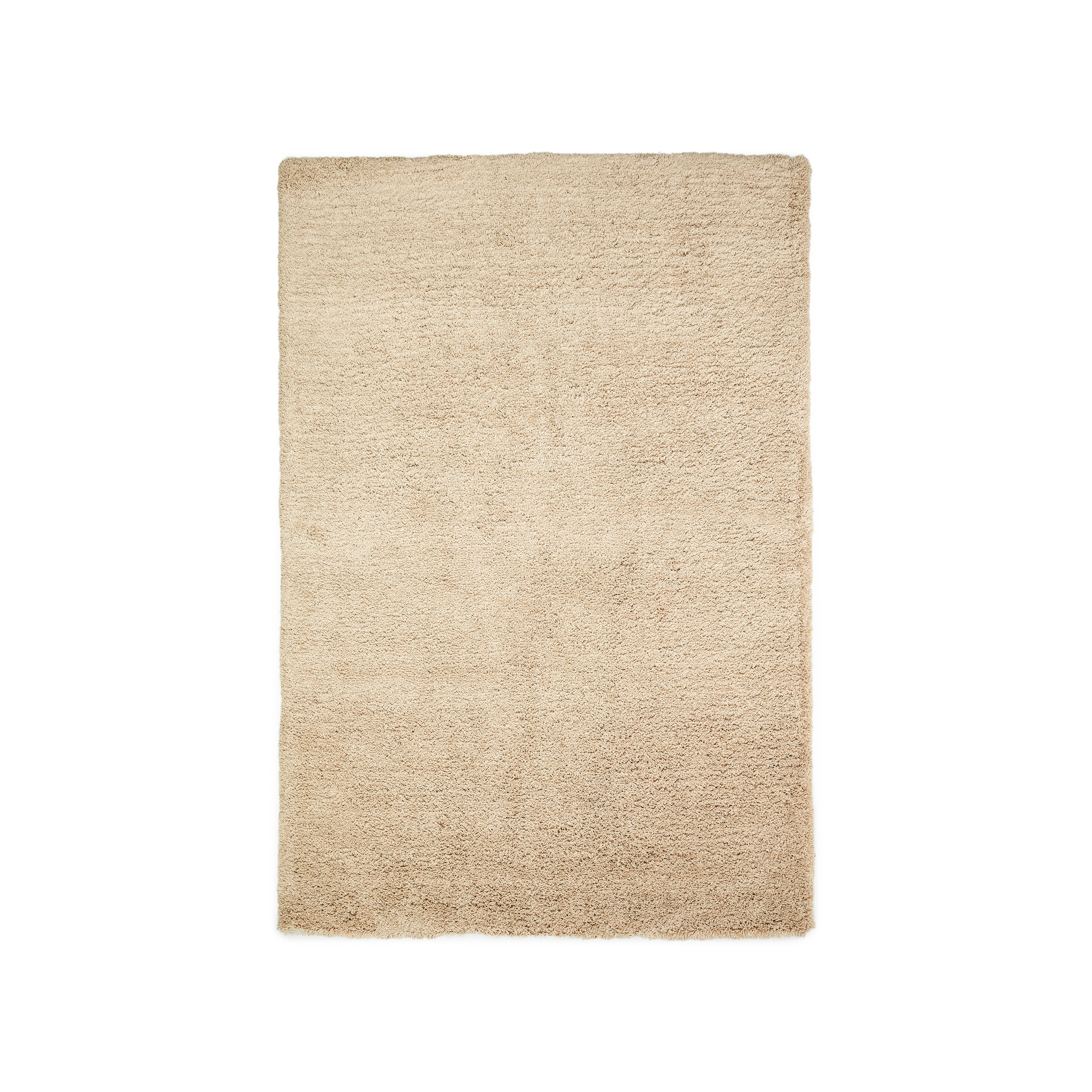 KAVE HOME Neade gulvtæppe, rektangulær - beige bomuld og polyester (200x300)