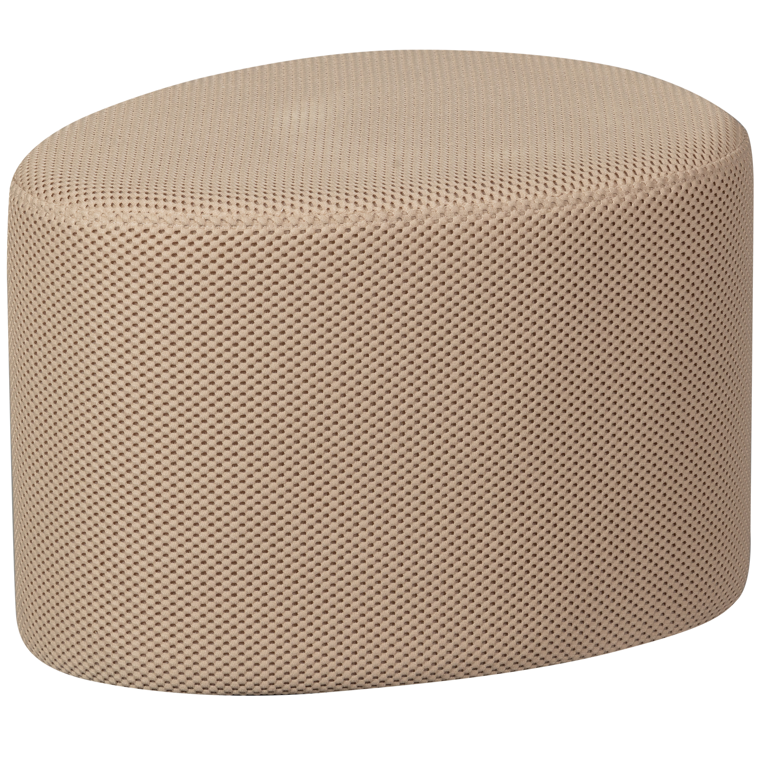 WOOOD Puuk puf, dråbeformet- natur mesh (60x47)