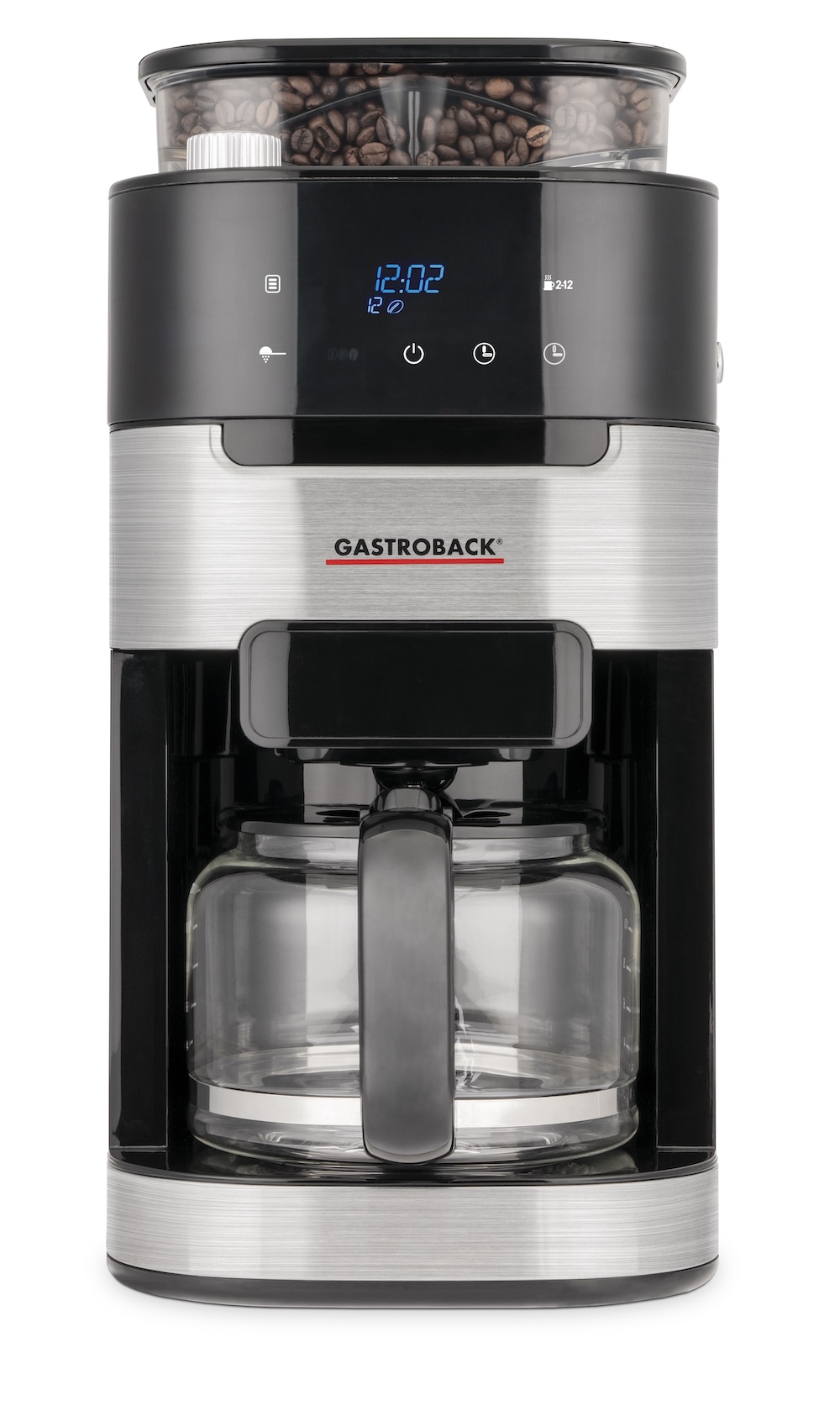 Gastroback Grind & Brew Pro Kaffemaskine (m. glaskande)