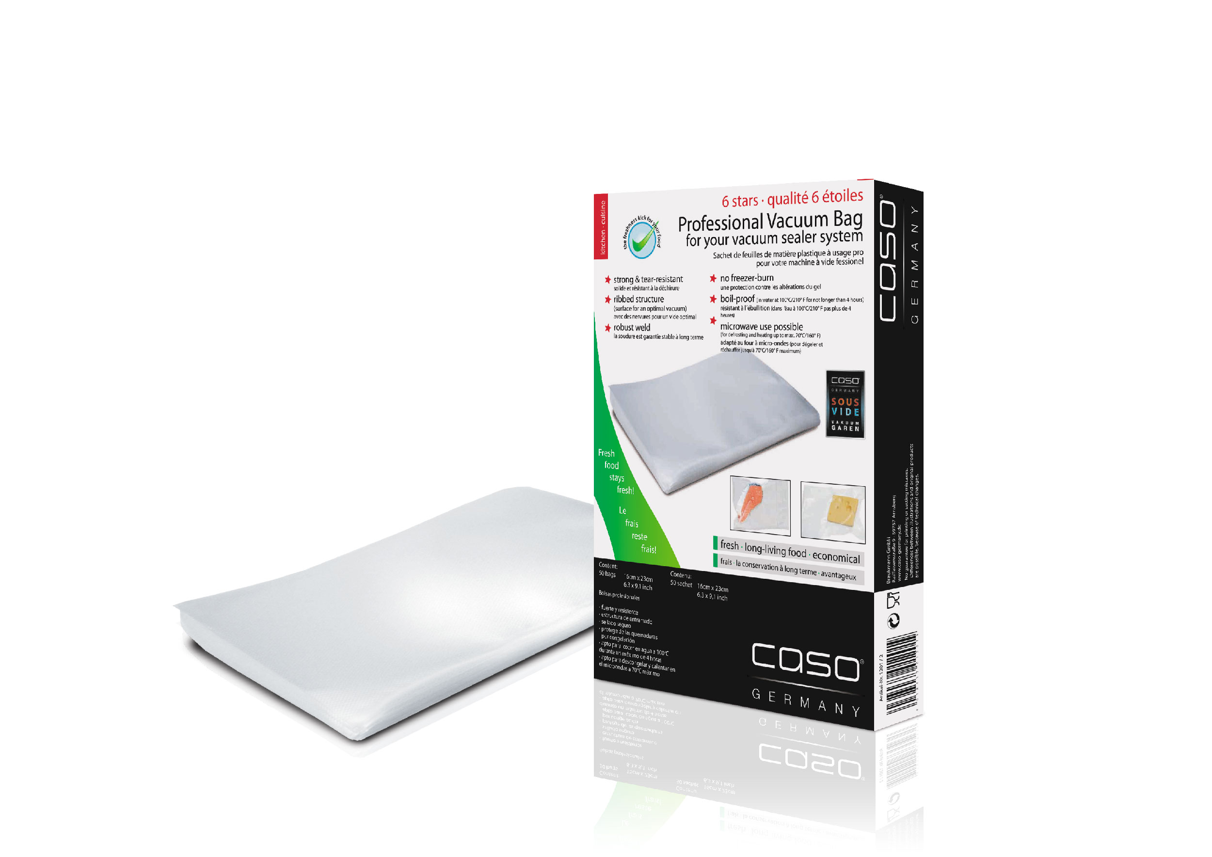 50 CASO Vakuumposer (16x23cm)