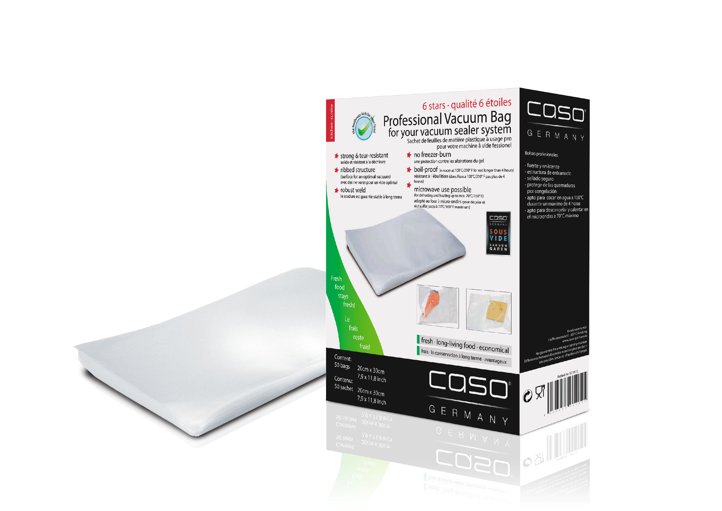 50 CASO Vakuumposer (20x30cm)