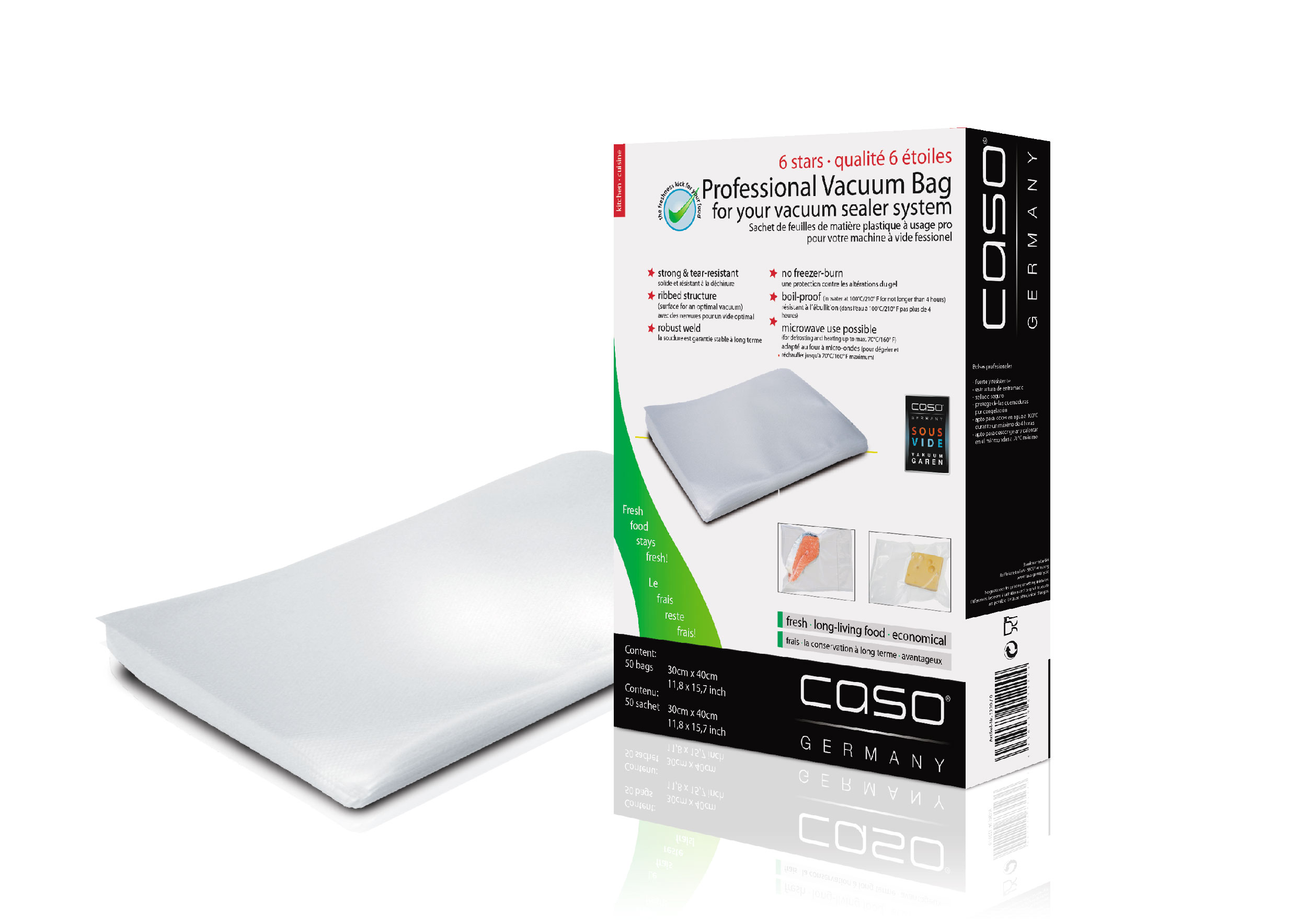50 CASO Vakuumposer (30x40cm)