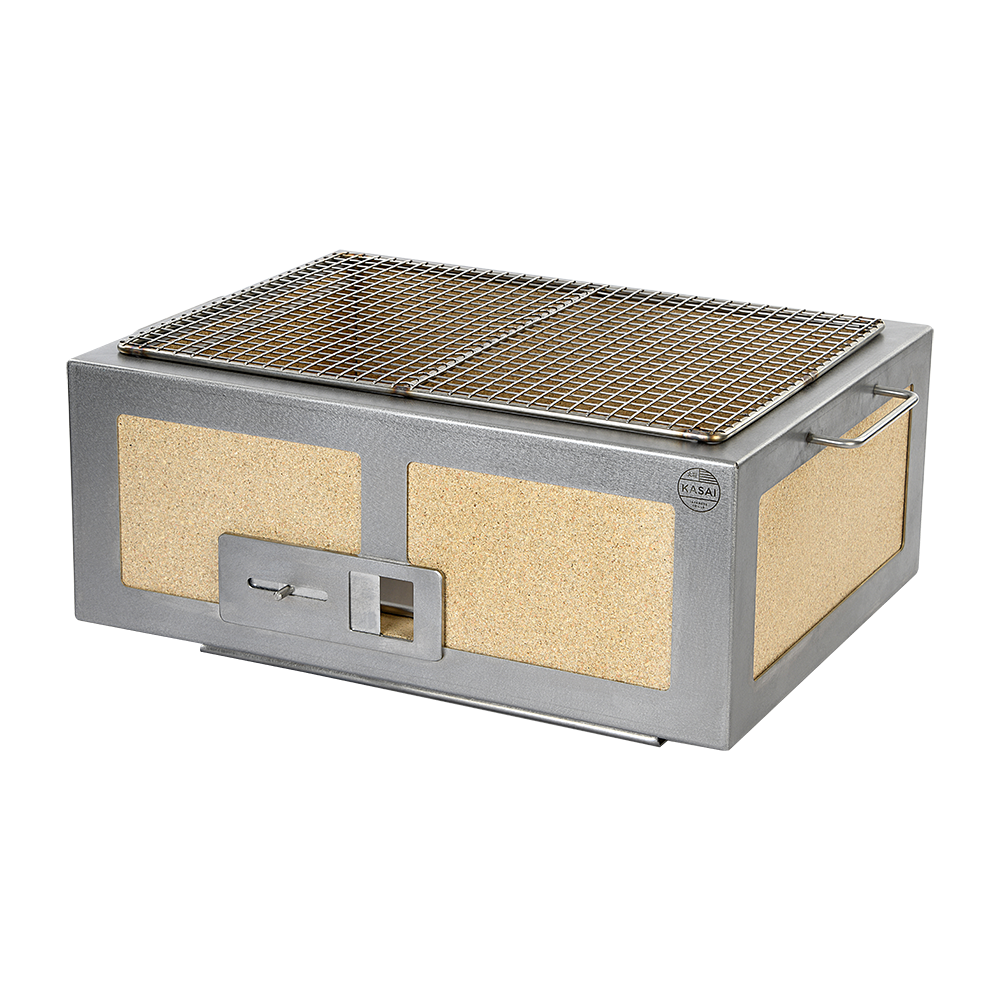 Kasai Konro Yakitori Grill Medium/Bred V2 (Med Rustfri Stål Ramme)