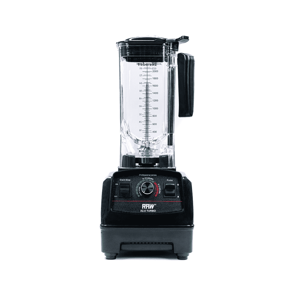 RAW Blender X 2,5 Turbo 2.5HP 2.2L 1800W (Sort)