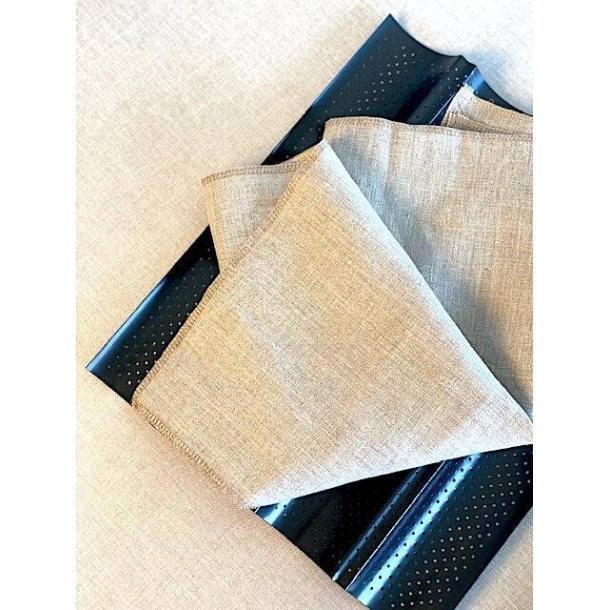 Hæveklæde i hør - 50 x 75 cm.