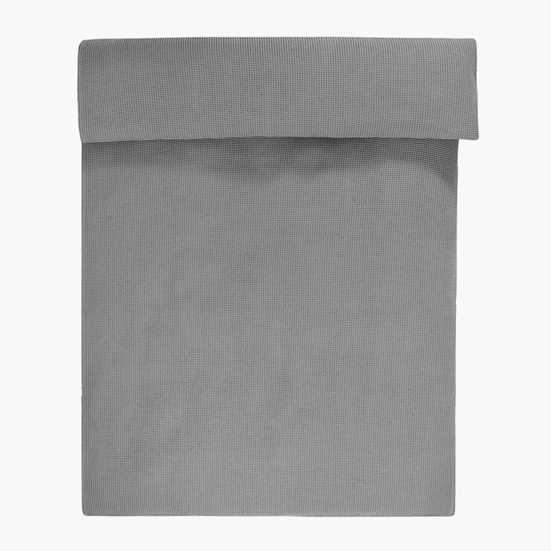 BYSKAGEN - Vaflet Sengetæppe - Grå