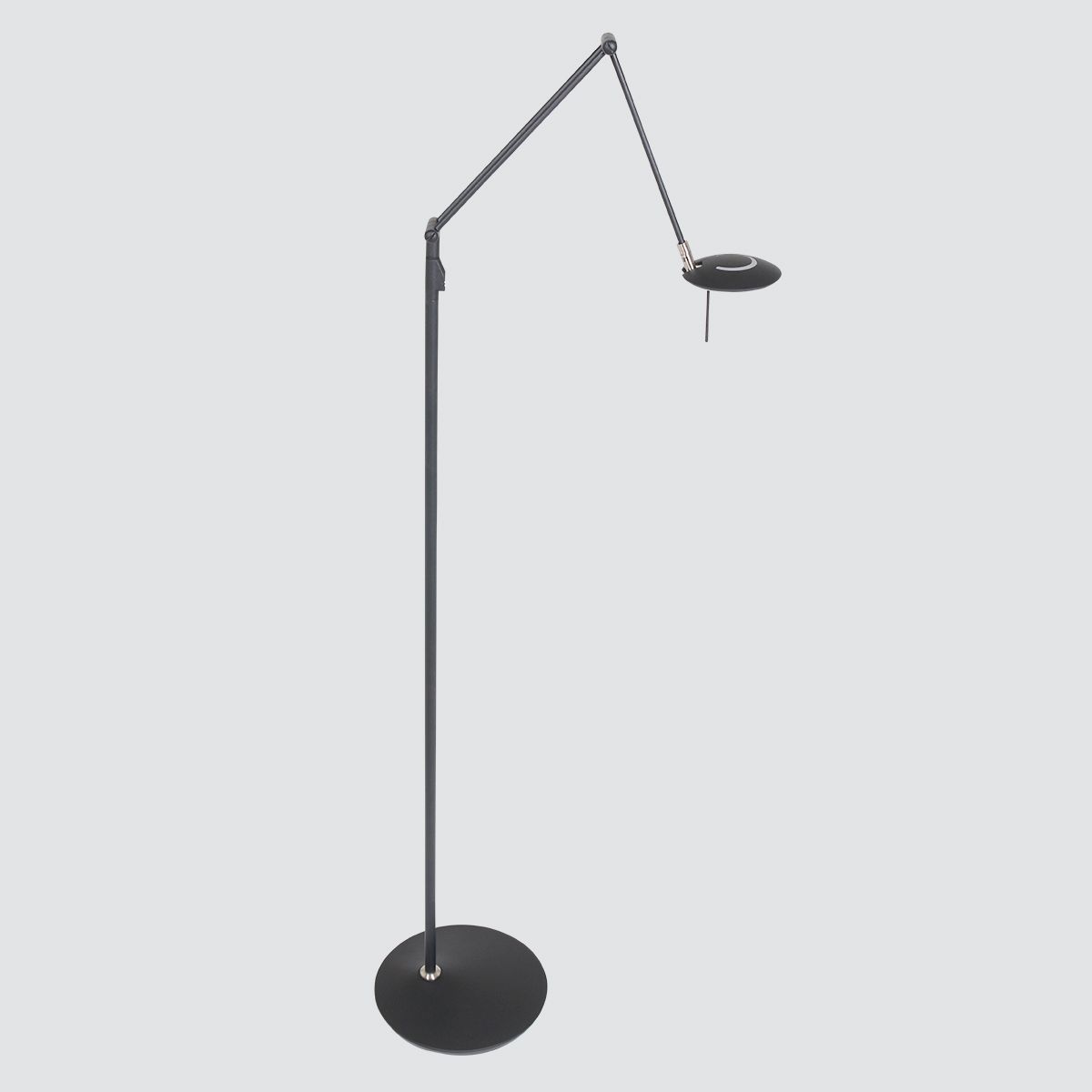 Cleo - gulvlampe i moderne stil, tre farver Metal - sort
