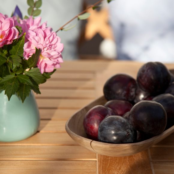 Croix - Havebord i teaktræ, 80 x 165 cm.