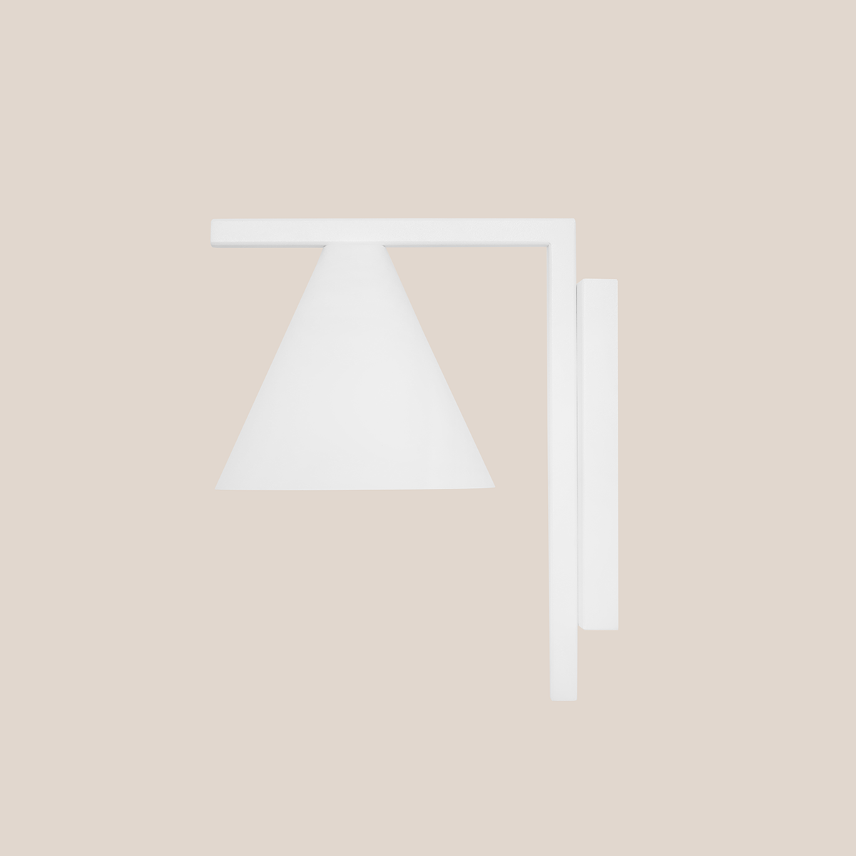 Frigg- Væglampe i hvid metal