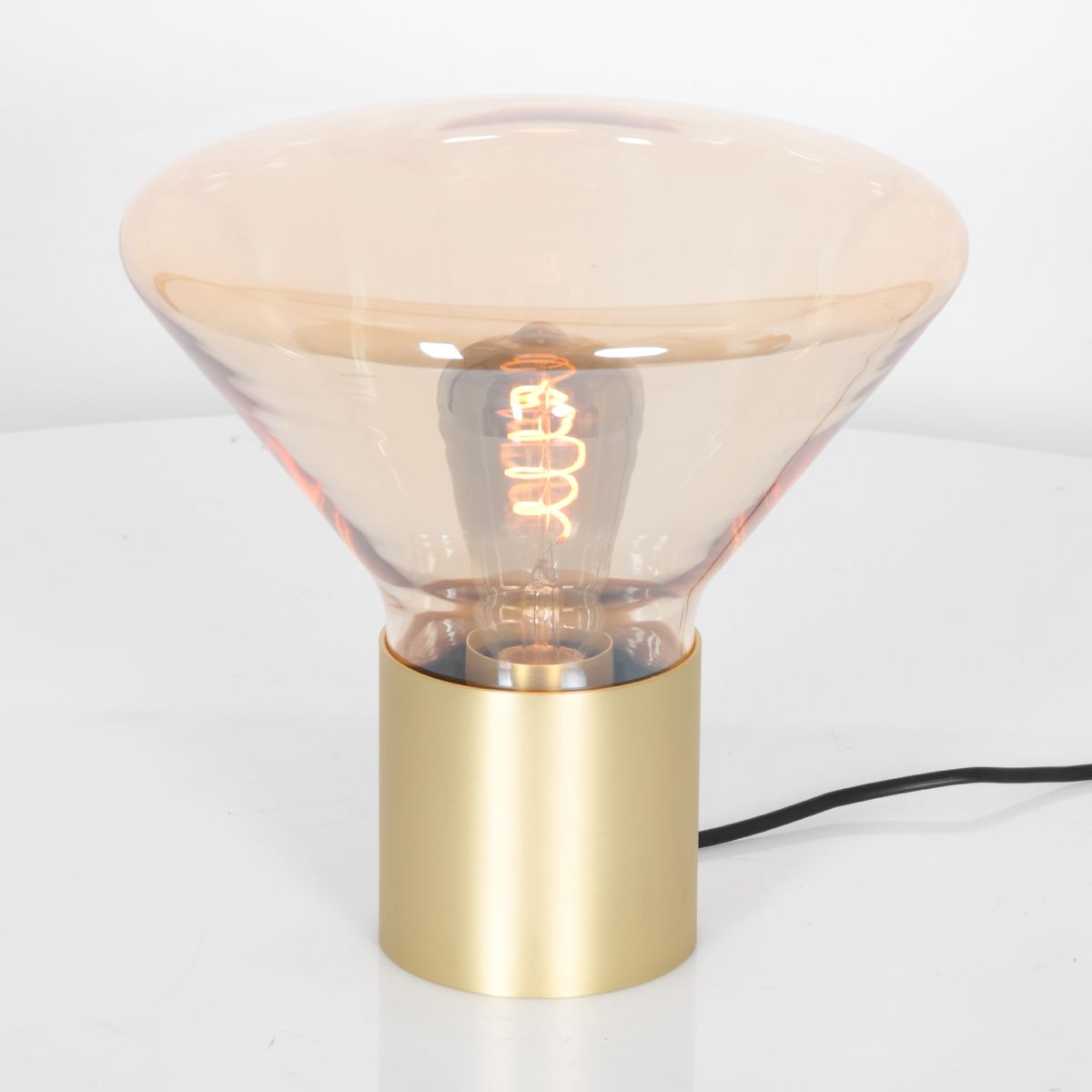 Costa - bordlampe i metal og glas Metal - messing
