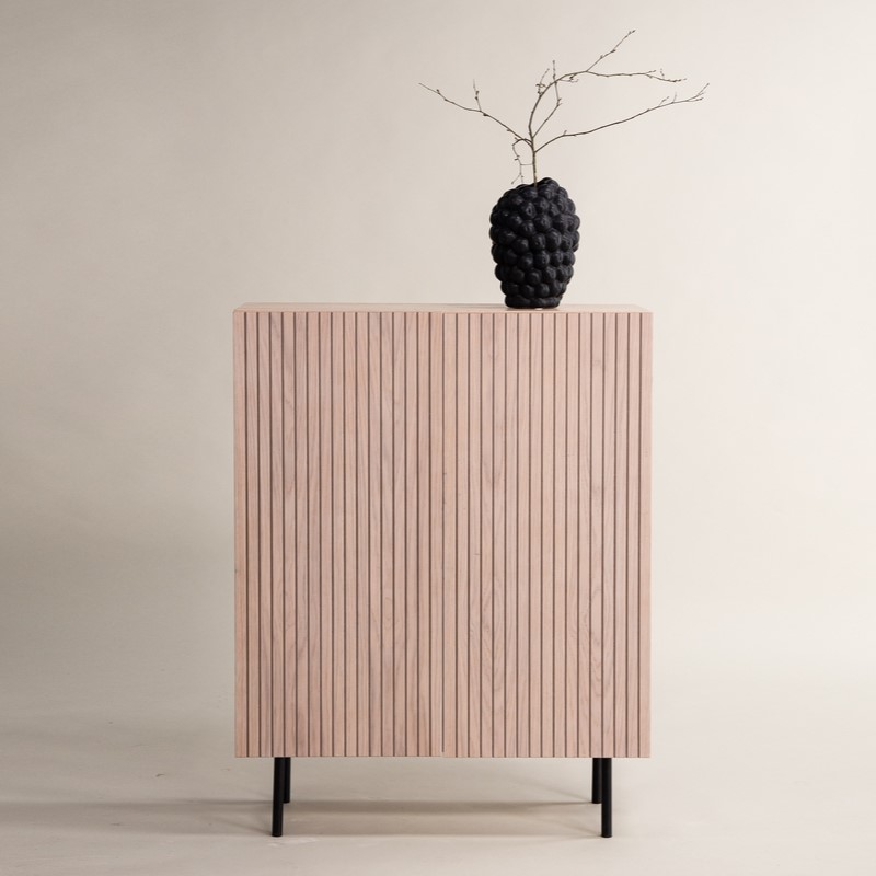 Primas - Skab i lys egefiner på MDF