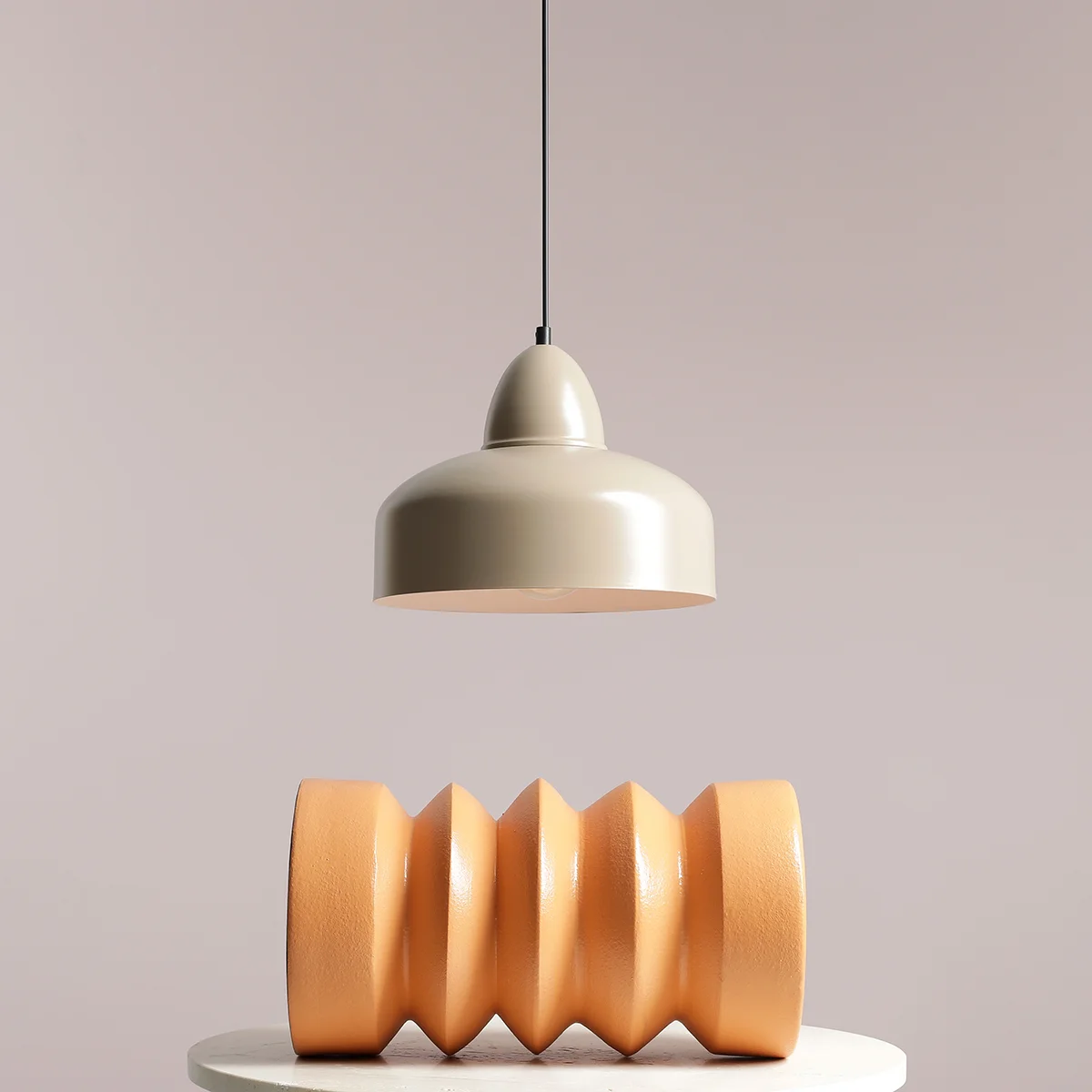 Kosmo - Loftlampe i beige metal