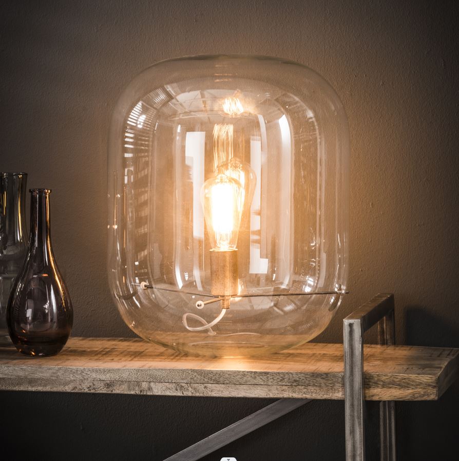 Moon - Bordlampe med glaskuppel