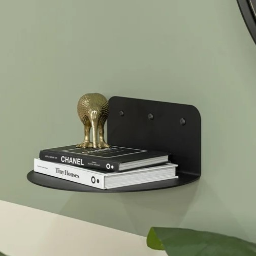 Duka - Væghylde i sort metal