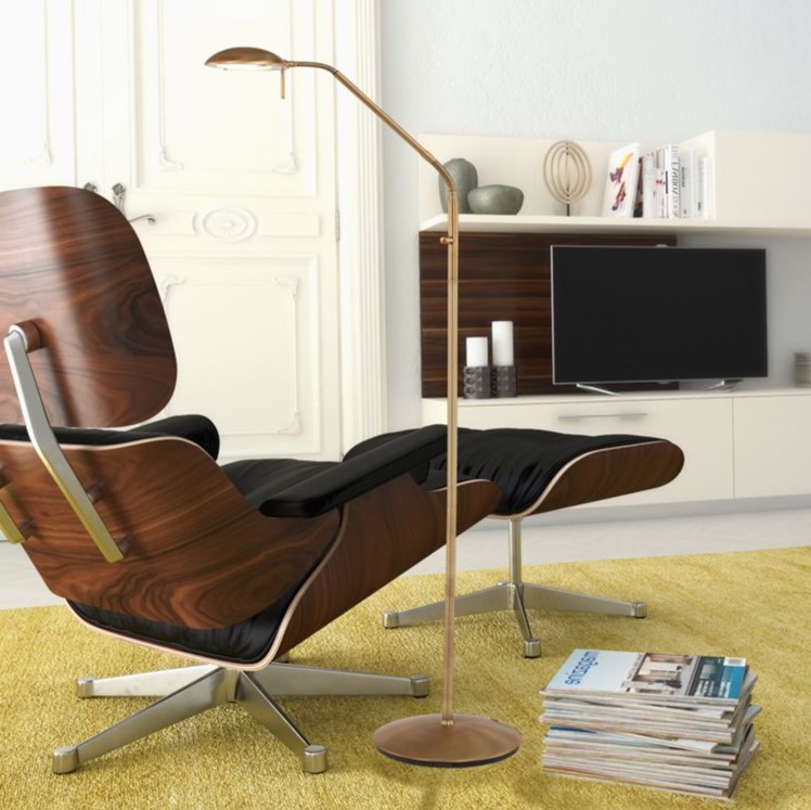 Duran - gulvlampe i tre farver metal Metal - bronze