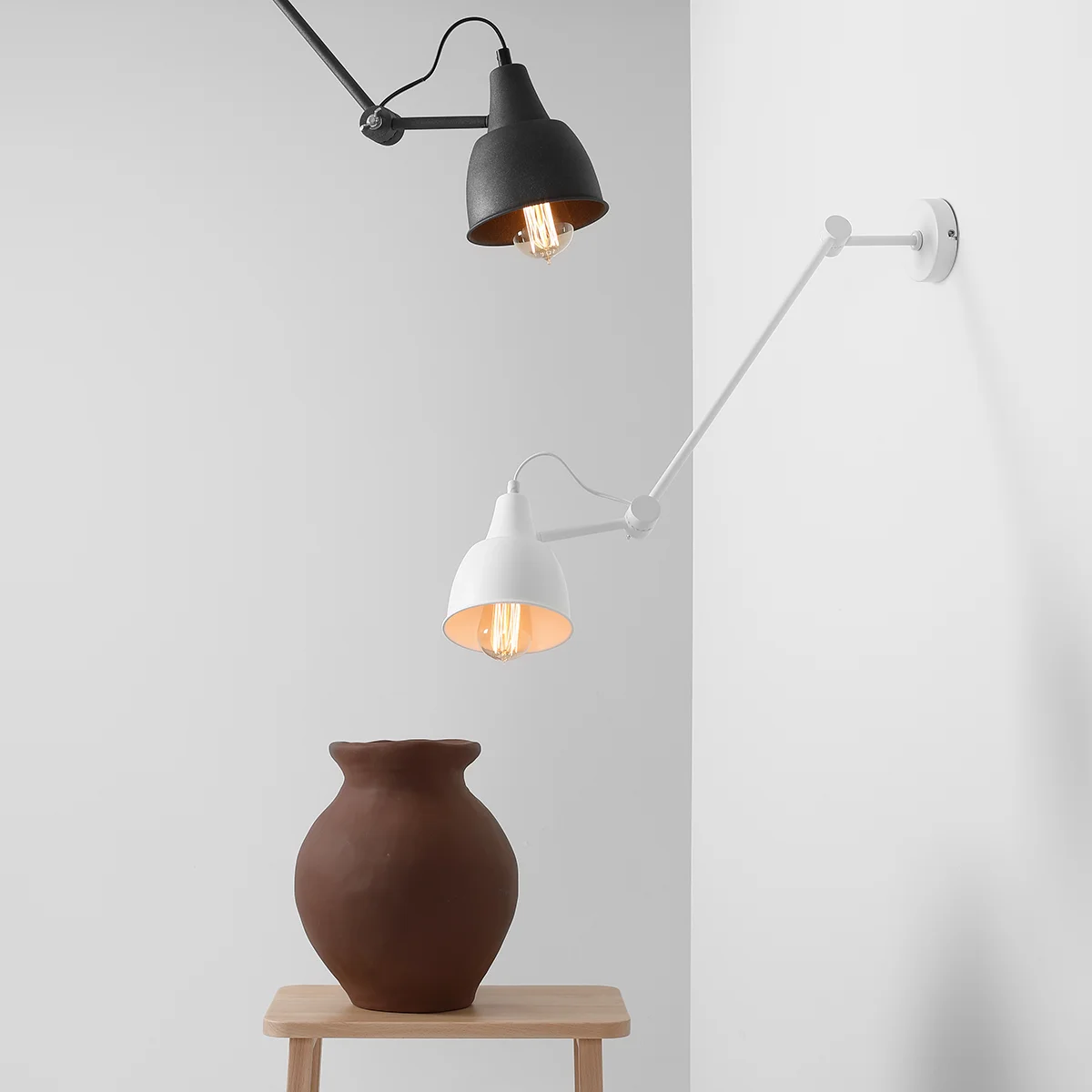 Verdi - Væglampe/Plafond i hvid metal