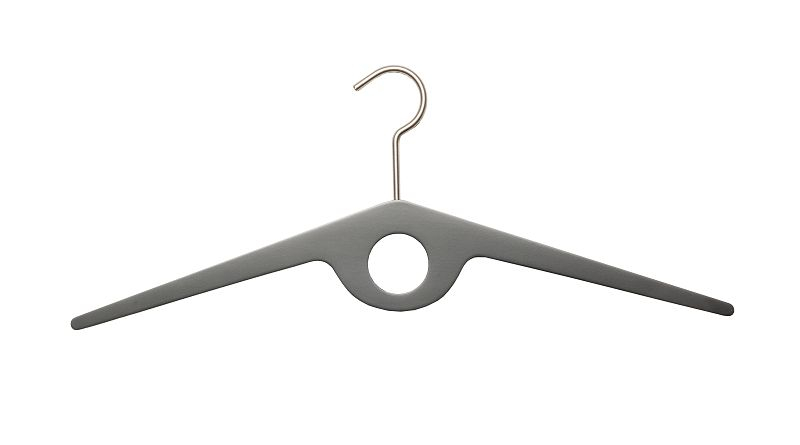 Fly - Bøjle i antracitgrå træ og rustfrit stål