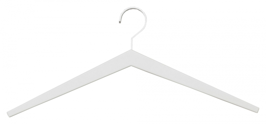 HG3 - Bøjle i hvidt træ og rustfrit stål