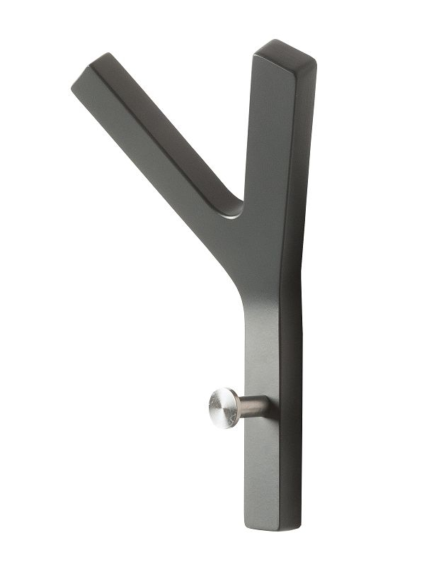 Mini Y-knage - Knage i seks forskellige finish Antracitgrå træ og stål