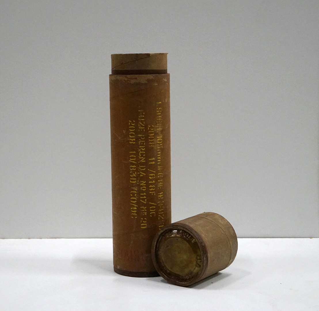 Big Bertha - Ammunitionsrør i pap og metal, small, 6 stk.