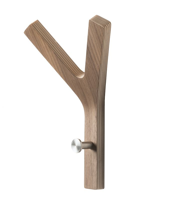 Y-knage - Knage i seks forskellige finish Valnød og stål