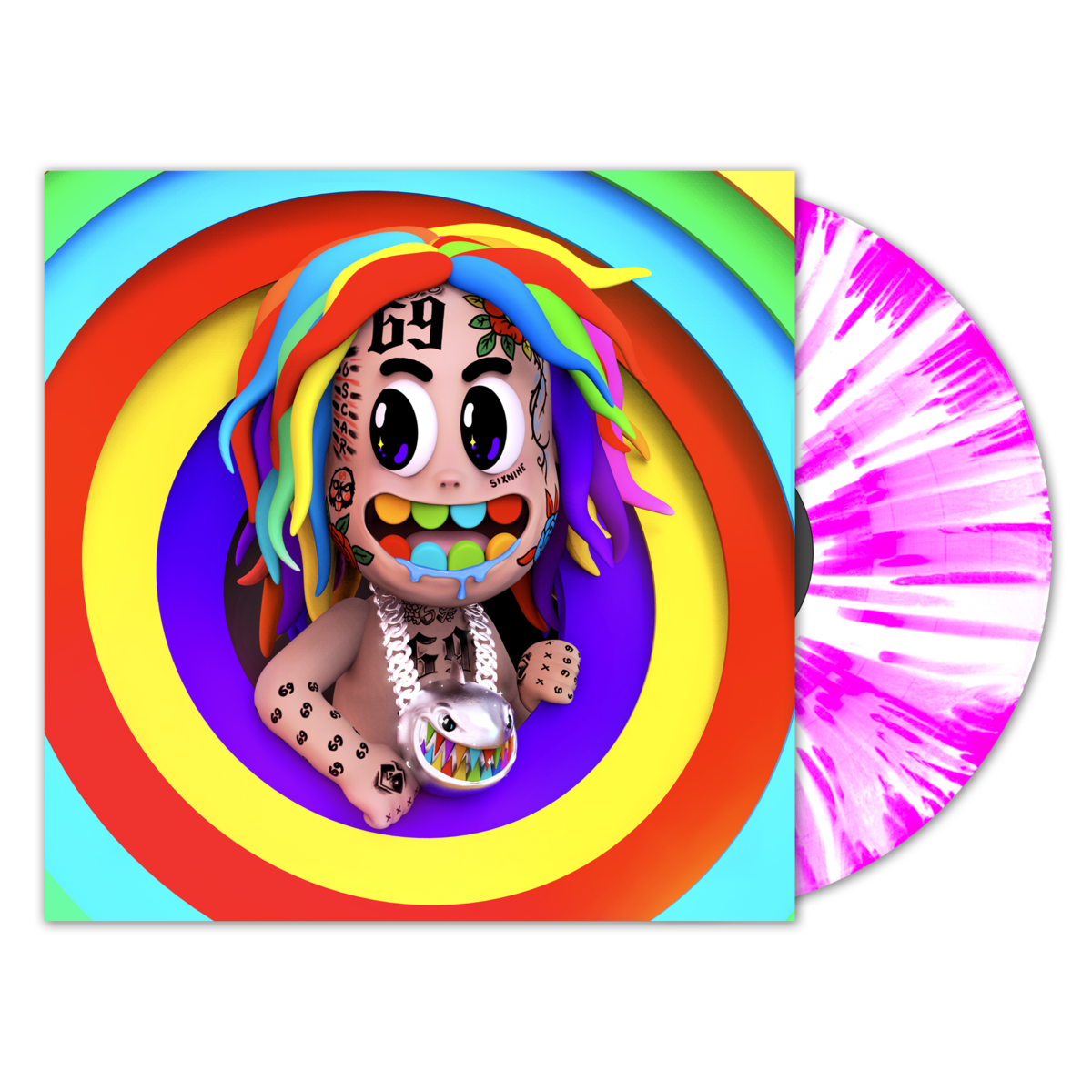 6IX9INE - Tattletales (Limited Edition) (Pink Splatter Vinyl)