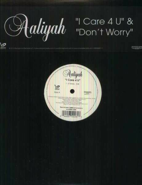 Aaliyah - I Care 4 U / Don't Worry (Vinyl, Single)