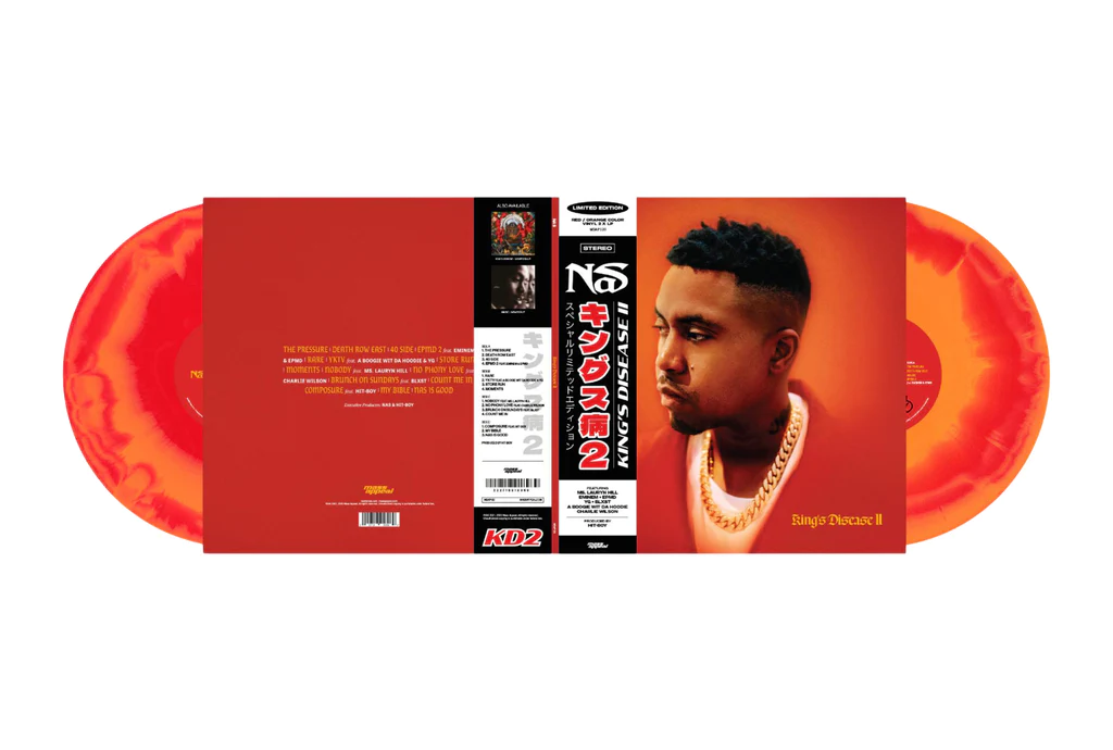 Nas - King's Disease II (Limited Edition) (Red & Orange Vinyl)
