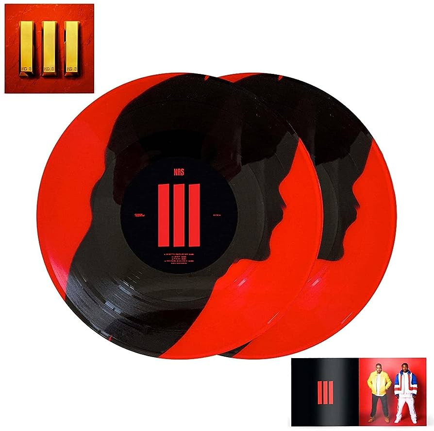 Nas - King's Disease III (Limited Edition) (Red & Black Striped Vinyl)