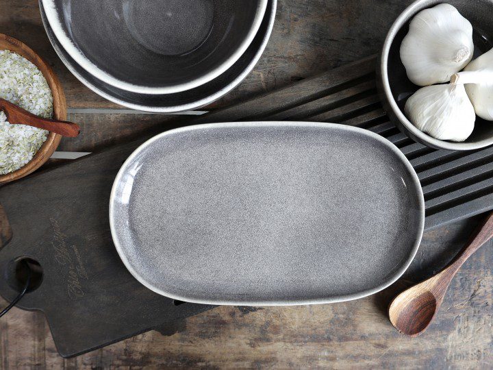 Oval tallerken - lille