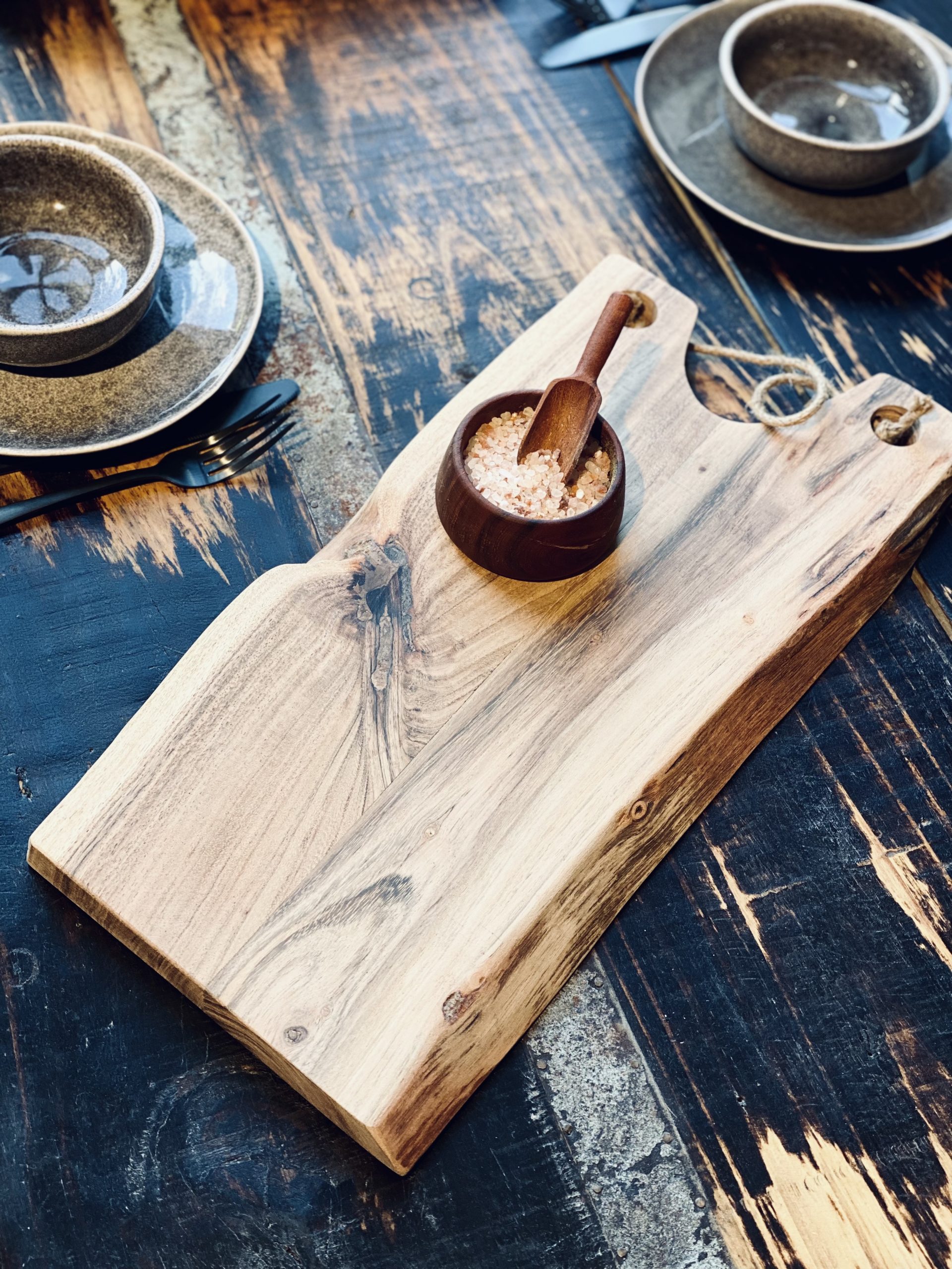 Skærebræt i træ 42x20