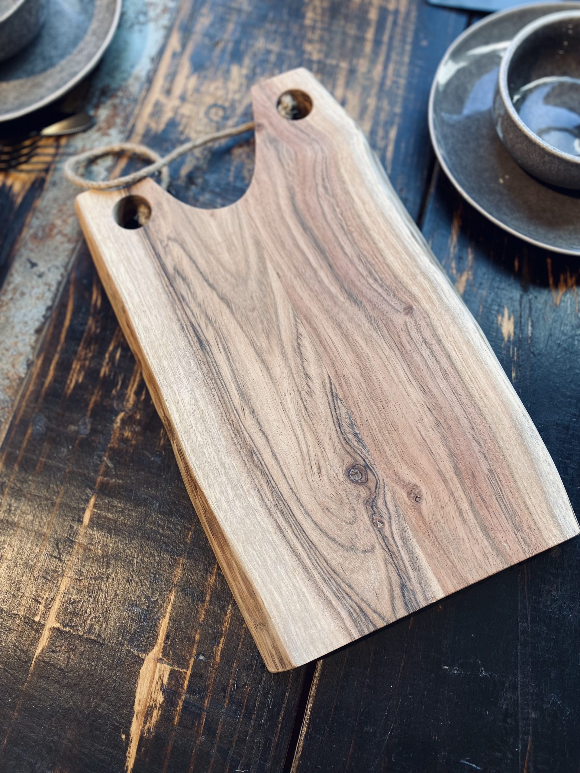 Skærebræt i træ 35x20