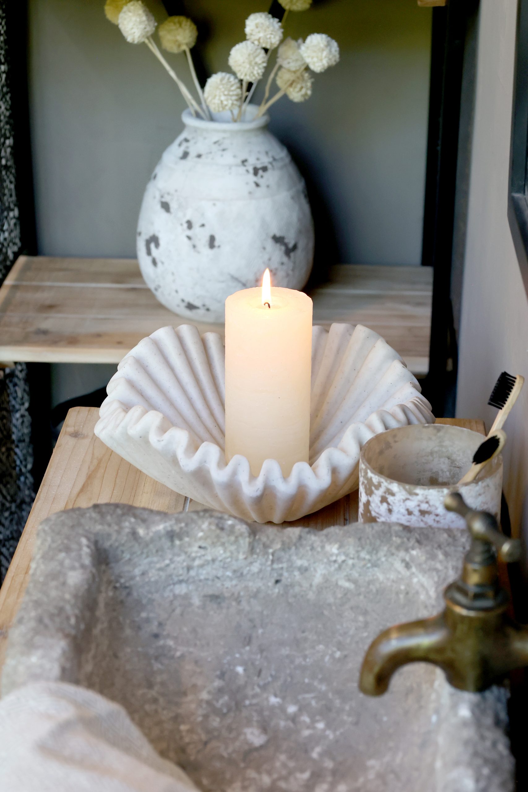 Skål muslingeformet