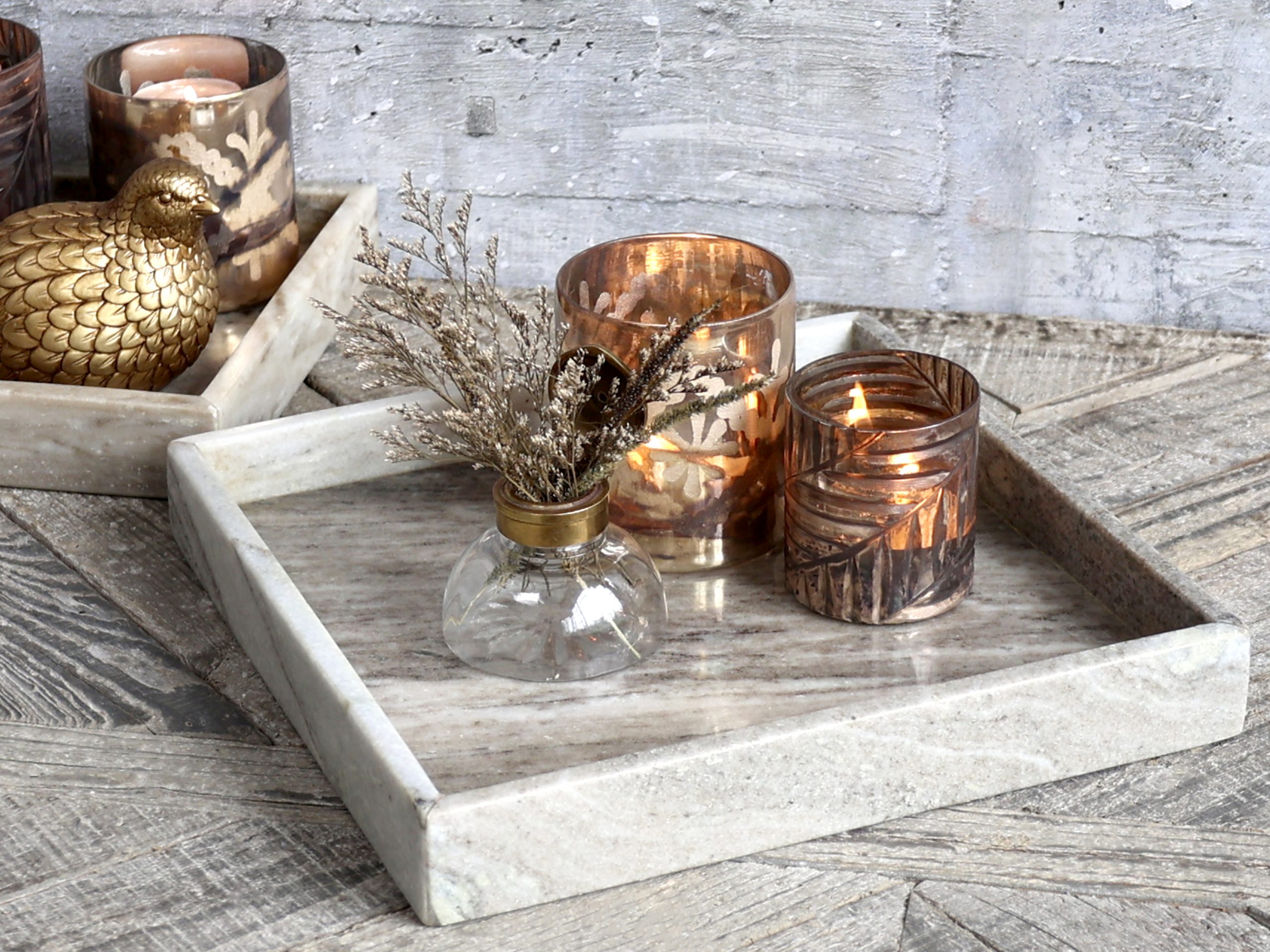 Marmor bakke - H4/L30/B30