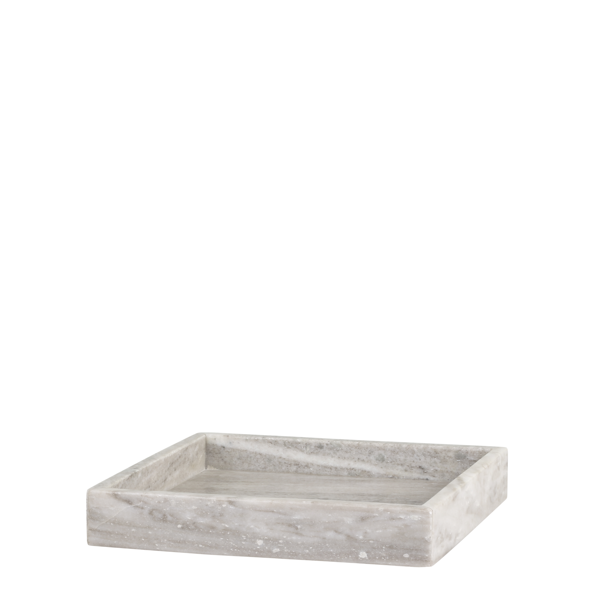 Marmor bakke - H4/L25/B25 cm latte