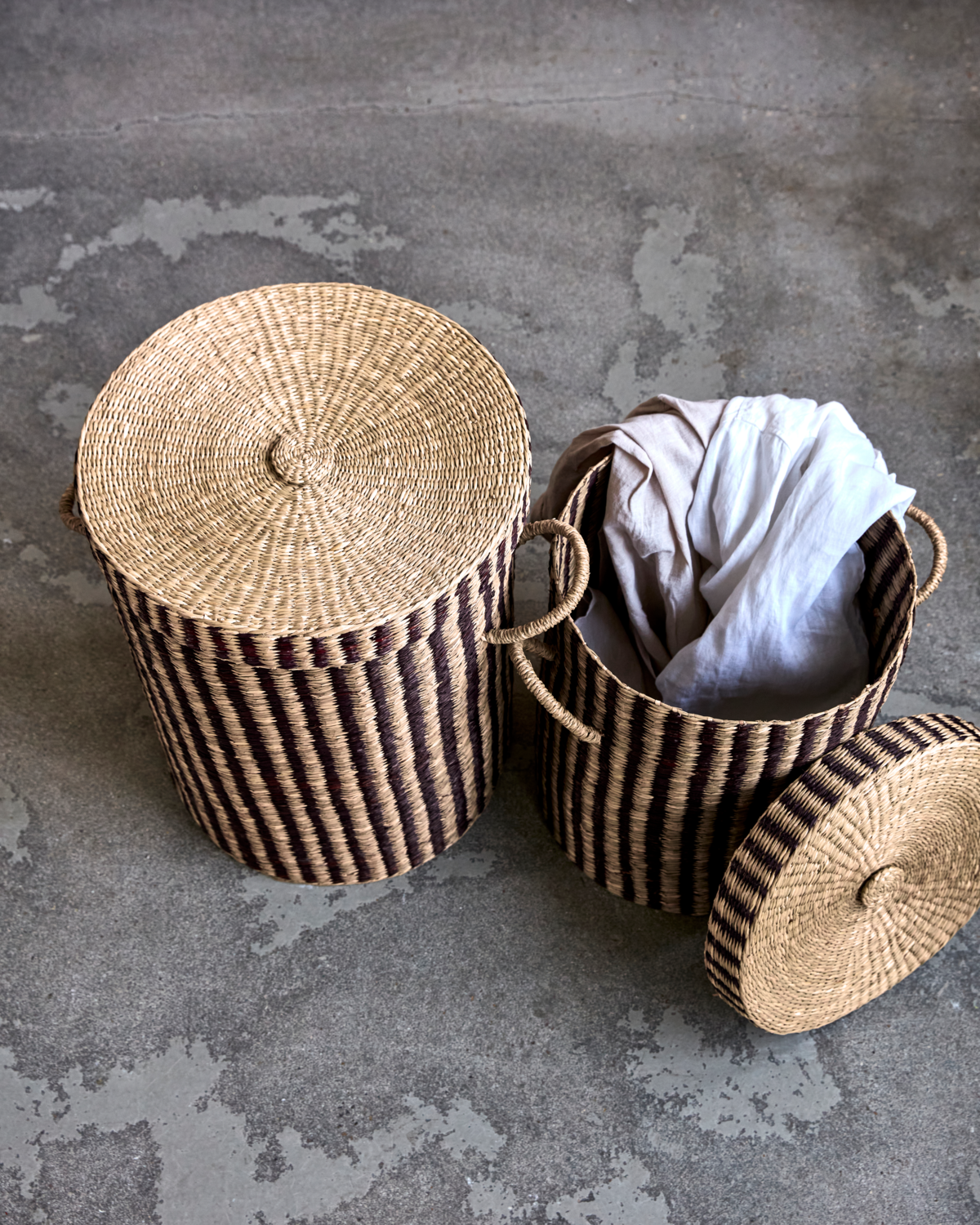 Vasketøjskurve, sæt af 2 stk.