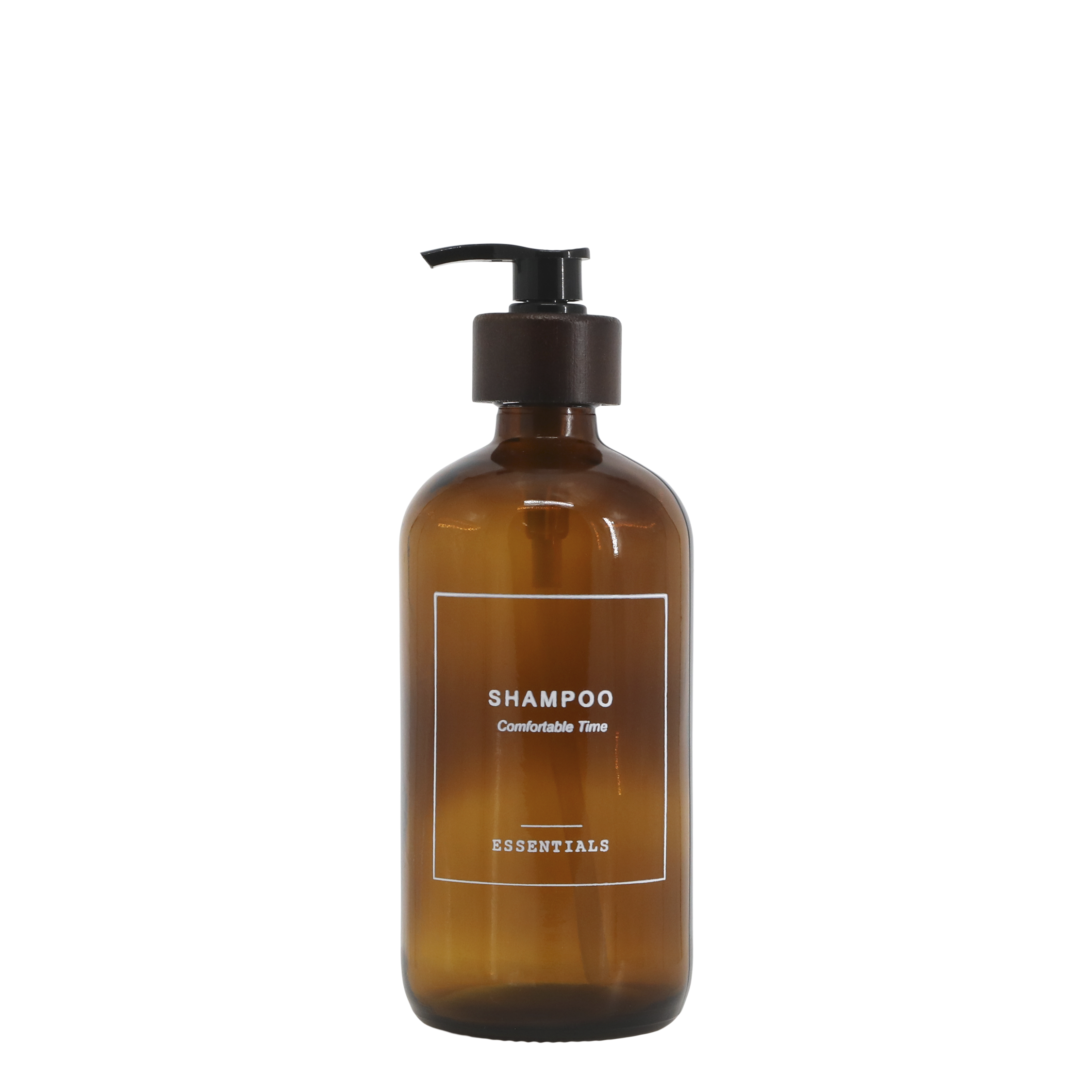 Flaske m. pumpe Shampoo 500 ml - Mocca