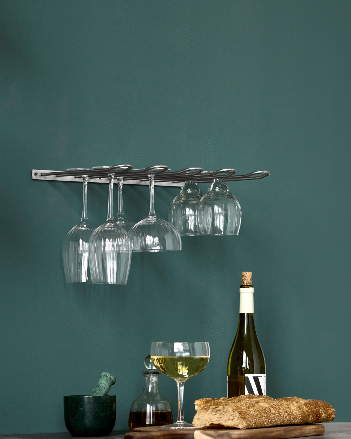 Vinglashylde, Antik sølvfinish