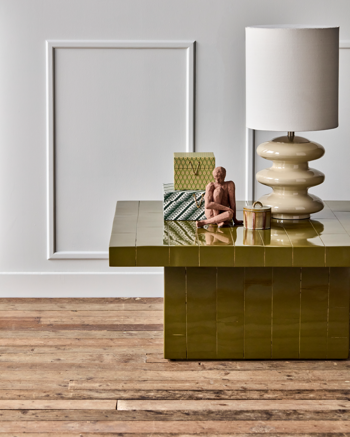 BRICK sofabord - grøn