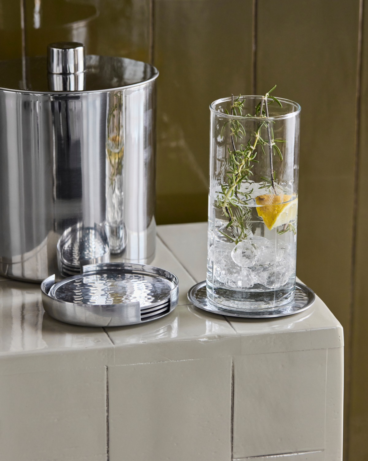 Coasters, Sølv finish