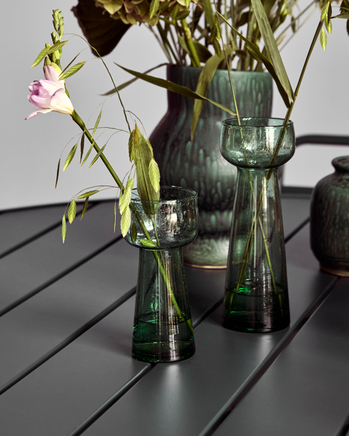 Hyacintvase lille - GRØN