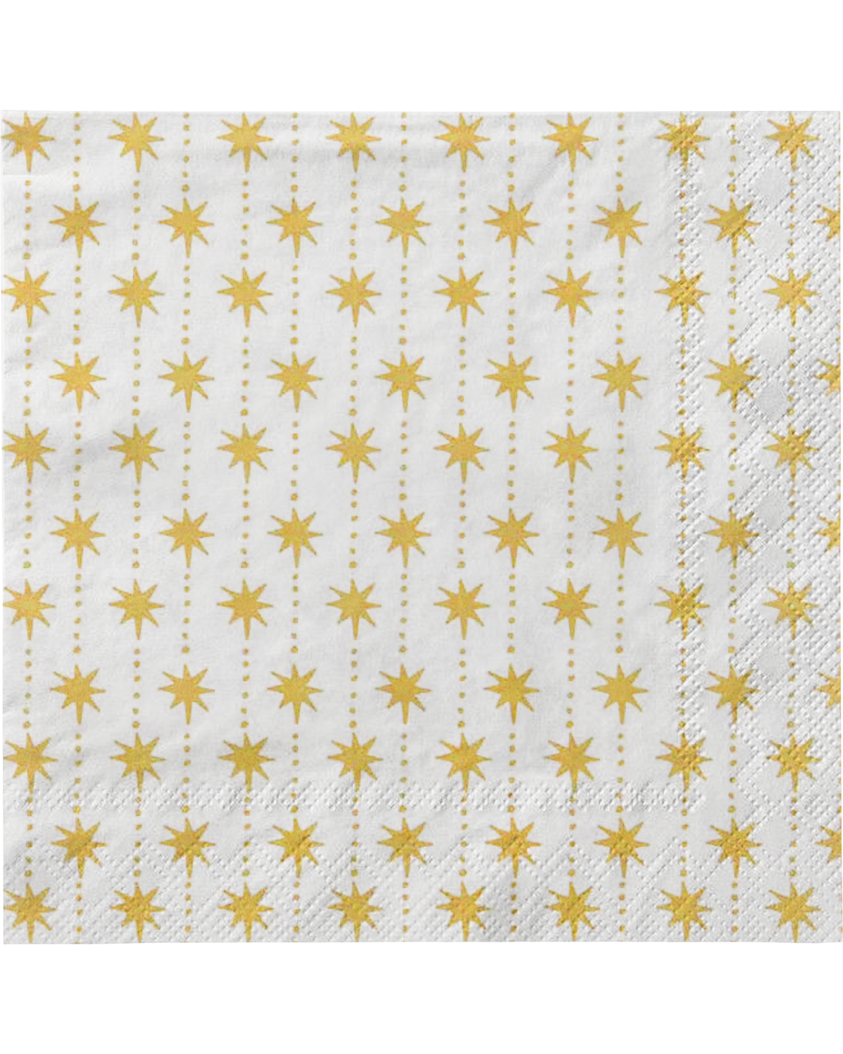 Servietter, Stjerne- guld